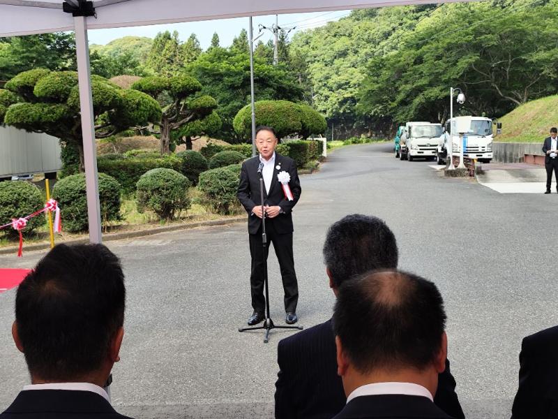 美祢市衛生センター運転開始式市長式辞