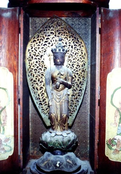売場大型 楠木精彫 仏像 十一面持瓶観音菩薩像 極上造 供奉品 総高83cm B20U08A その他