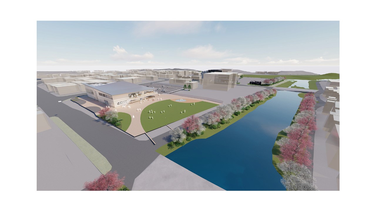 北西からのイメージ