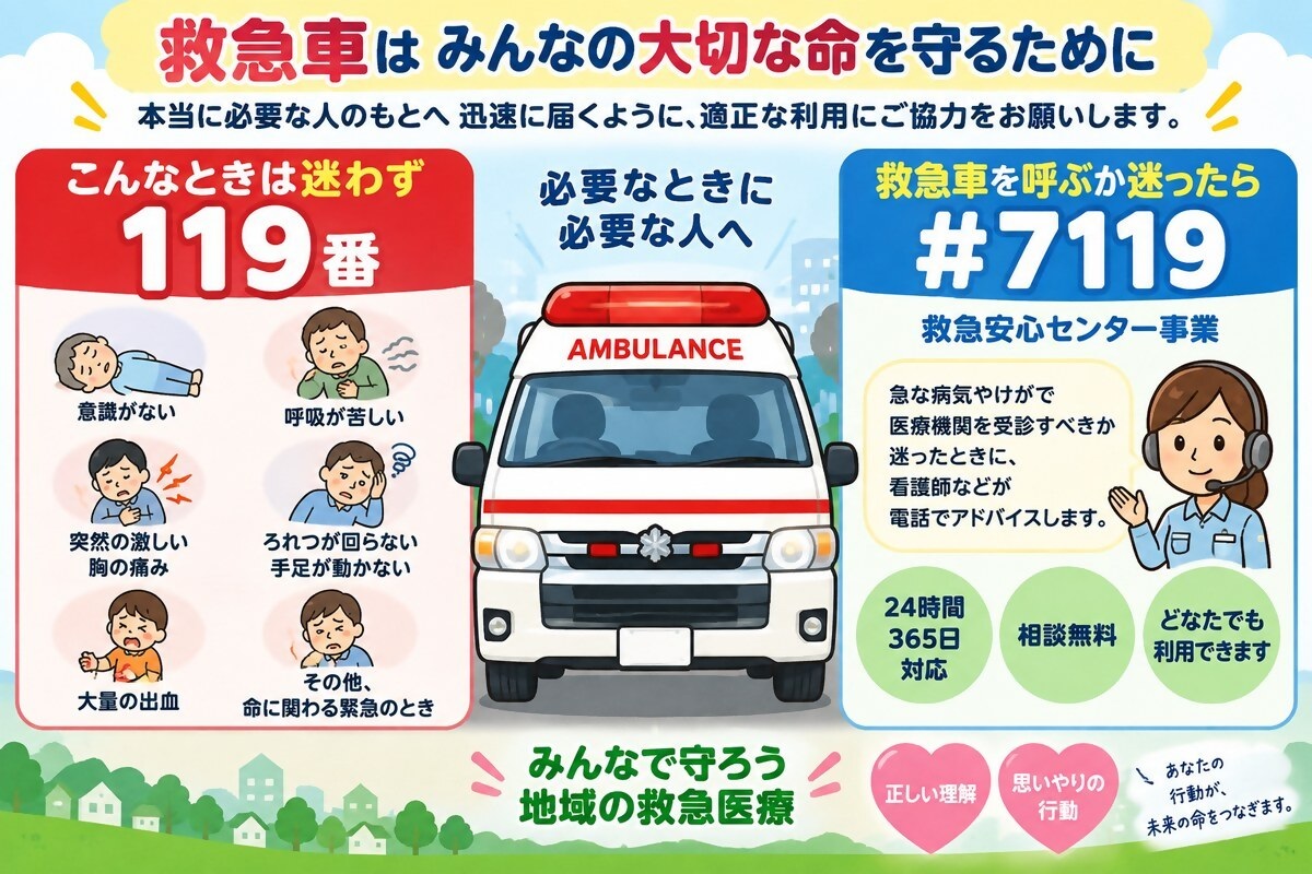救急医療チラシ